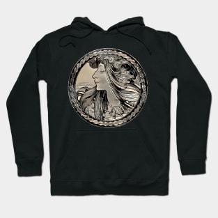 Framed Dream of Vitrail Pour la facade de la Boutique Fouquet Hoodie